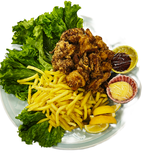 鳥唐揚げ＆ポテト